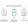 Kasa Smart Plug Mini, Smart Home Wi-Fi Outlet Works with Alexa & Google Home, Wi-Fi Simple Setup, No Hub Required – A Certified for Humans Device (HS105)