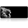 Large Gaming Mouse Pad with Nonslip Base|Extended XXL Size, Heavy|Thick, Comfy, Foldable Mat for Desktop, Laptop, Keyboard, Consoles & More|Enjoy Precise (Beast Combo)