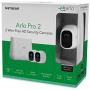 Arlo Pro 2 Home Security Camera System (2 pack) with Siren, Wireless, Rechargeable, 1080p HD, Audio, Indoor or Outdoor, Night Vision, Compatible with Alexa (VMS4230P) (Renewed)