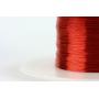 TEMCo 32 AWG Copper Magnet Wire - 2 oz 611 ft 155°C Magnetic Coil Red