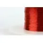 TEMCo 32 AWG Copper Magnet Wire - 2 oz 611 ft 155°C Magnetic Coil Red