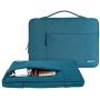 MOSISO Laptop Sleeve Compatible with MacBook Air 11 inch, 11.6-12.3 inch Acer Chromebook R11/HP Stream/Samsung/ASUS/Surface Pro X/7/6/5/4/3, Polyester Multifunctional Briefcase Bag, Deep Teal