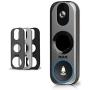 Doorbell Video Ring Security Camera by RCA New and Improved - with Mobile Doorbell Ring, 3MP HD Video, Live Stream, No Recording Storage Fees, Night Vision and Motion Detection