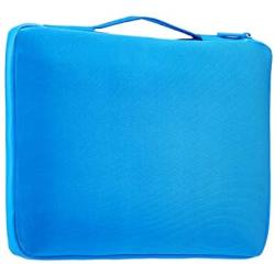 Amazon Basics 15.6'' Professional Laptop Case Sleeve Bag (With Retractable Handle) - Blue