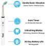 Kyoui Sonic 3000 Electric Toothbrush System | EMF Free Technology | 3 Patented Angled Brush Heads | Powerful 31,000 VPM Motor | Auto-Timer | 3 Modes | Rechargeable