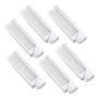 Antrader Foldable Travel Pocket Hair Comb & Brush Combo Styling Tool Men Women Combs White Pack of 6