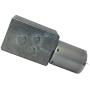 BEMONOC High Torque Dc 12v Low Speed 2RPM Reversible Worm Gear Motor of Miniature Metal Motor with Shaft 6mm