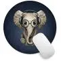 Pricetail Mouse Pad, Pretty Elephant Mouse Pads with Design, Non-Slip Mousepads, Waterproof Office Mousemat for PC Computers Laptop, 7.9 x 7.9 x 0.1 Inch
