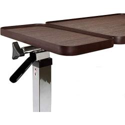 Medical Deluxe Tiltable Overbed Bedside Table w One-Touch Height Adjustment Feature (Hospital and Home Use)
