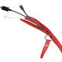 NEET 36 inch Cord Organizers, Cable Management Sleeve, Power Wire Cover Strip, Cord Hider Ties, Cloth Cord Cover, Zippered Cord Wrap Keeper, USB Charging Wire Protector, Red