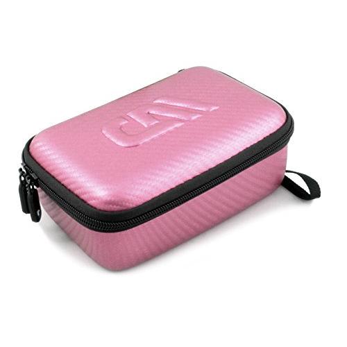Casematix Pink Skin Care Case Compatible with 1 Amope Pedi Perfect Electronic Foot File with Small accessories and Amope Replacement Rollers, Includes Case Only