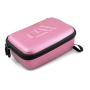 Casematix Pink Skin Care Case Compatible with 1 Amope Pedi Perfect Electronic Foot File with Small accessories and Amope Replacement Rollers, Includes Case Only