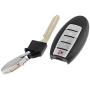 fits 2013 2014 2015 Nissan Altima/Maxima Smart Key Fob Keyless Entry Remote (KR5S180144014, 7812D-S180204) + Dongle Clip