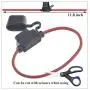 SimpleDailyGoods-10 Pack 12V/DC ATC/ATO 12AWG in-Line Fuse Holder for 5Amp/7.5Amp/10Amp/15Amp/20Amp/25Amp/30Amp fuses Suitable for Installing Cars,Motorcycles,Buses etc,and Other Electronic Equipment