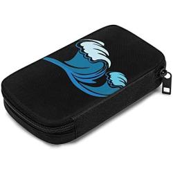 Hxuedan Sea Wave The Data Cable Storage Bag is A Portable and Independent Design SuitableVFor Travelers to Place The Data Cable, Earphone and Electronic Product Data Cable Storage Bag
