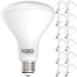 Sunco Lighting 12 Pack BR30 LED Bulb, 11W=65W, 2700K Soft White, 850 LM, E26 Base, Dimmable, Indoor Flood Light for Cans - UL & Energy Star