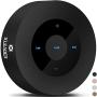 XLEADER SoundAngel (3rd Gen) 5W Louder Bluetooth Speaker with Waterproof Case, 15h Music, Smart Touch Design, Perfect Portable Wireless Bluetooth Speaker for iPhone Tablet Laptop PC Shower, Black