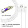 CNANKCU iPhone Charger,MFi Certified Lightning Cable 5 Pack(3-3-6-6-10ft) Durable High-Speed Charging & Data Syncing Cord Compatible iPhone 11/Pro/Xs Max/XR/X/8/8Plus and More -White