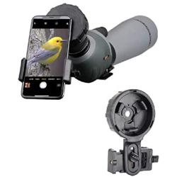 Gosky Spotting Scope Phone Camera Adapter - Big Type Telescope Camera Adapter, Cell Phone Digiscoping Mount for Spotting Scope Binoculars Monocular, Fit Almost All Brands Smartphones
