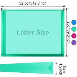 EOOUT 8 pcs Poly Zip Envelopes, Expanding File Folder Organizer, Letter Size, 10 x 13 inches, Assorted Colors, for School and Office Supplies