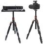 GEX Multifunction Mannequin Tripod (Camera) Stand Canvas Block Training Doll Manikin Head Wig Stand for Cosmetology Hairdressing (Black)