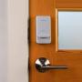 WYZE Lock WiFi & Bluetooth Enabled Smart Door Lock, Wireless & Keyless Door Entry, Compatible with Amazon Alexa, Fits on Most Deadbolts, Includes WYZE Gateway, silver — A Certified for Humans Device