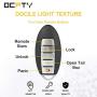 OCPTY 1 PCS Uncut Keyless Entry Remote Control Key Fob Transmitter Replacement for 19 for Nissan Rogue S180144110 KR5S180144106 7812D-S108106 285E3-6FL7B 5 Buttons
