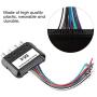 Acouto 4-channel car audio, Car Stereo Subwoofer 4 Channel High to Low Audio Converter with Power Amplifier Control Wire