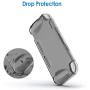 JETech Protective Case for Nintendo Switch Lite 2019, Grip Cover with Shock-Absorption and Anti-Scratch Design, Grey