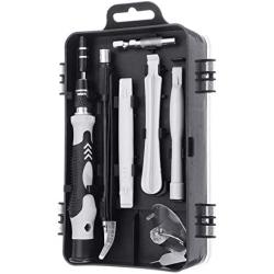 Portable Screwdriver Set, 110 in 1 Screwdriver Multi-Function Precision Screwdriver Set, Used for Electronic Products and Computers Hand Operated Tools (Color : Black)