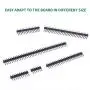 Miuzei PCB Board Prototype Kit for Electronic Projects, Circuit Solder Double-Side Board with 40 Pin 2.54 mm Male to Female Headers Connector, 2P&3P Screw Terminal Block, Solder Flux, Solder Wire