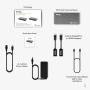 Plugable Thunderbolt 3 and USB C Dock with 60W Charging, Compatible with MacBook/MacBook Pro and Windows Laptops, Dual DisplayPort, 2X USB-C, 3X USB 3.0, Gigabit Ethernet, Audio Jack - Horizontal