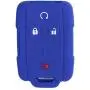 XUHANG Sillicone key fob Skin key Cover Remote Case Protector Shell for Chevrolet Silverado Colorado GMC Sierra Yukon Cadillac smart Remote blue XUHANG Sillicone key fob Skin key Cover Remote Case Protector Shell for Chevrolet Silverado Colorado GMC Sierra Yukon Cadillac smart Remote blue