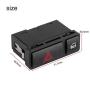 E46 Hazard Switch, Central Lock Switch High Sensitivity Door Central Locking Switch Universal Perfect Match for Cars
