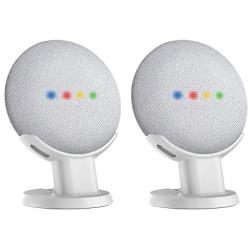 SPORTLINK Pedestal for Nest Mini (2nd Gen) and Google Home Mini (1st Generation) Improves Sound Visibility and Appearance - A Must Have Mount Holder Stand for Nest Mini (2nd Gen)/ Home Mini (2pack)