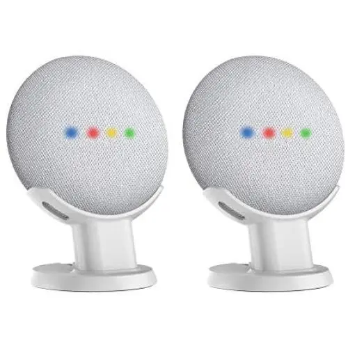SPORTLINK Pedestal for Nest Mini (2nd Gen) and Google Home Mini (1st Generation) Improves Sound Visibility and Appearance - A Must Have Mount Holder Stand for Nest Mini (2nd Gen)/ Home Mini (2pack) SPORTLINK Pedestal for Nest Mini (2nd Gen) and Google Home Mini (1st Generation) Improves Sound Visibility and Appearance - A Must Have Mount Holder Stand for Nest Mini (2nd Gen)/ Home Mini (2pack)