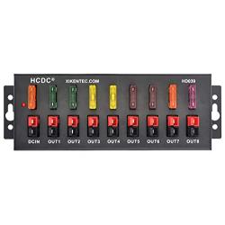 HCDC 1 in 8 Out 40Amp Connector Power Splitter Distributor Source Strip Module