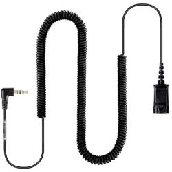 Headset QD (Quick Disconnect),Compatible with Plantronics Headset.QD Cable with Single 3.5mm Plug for Smartphones Mobile Phones,Laptop etc