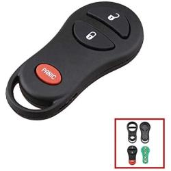 WFMJ for GQ43VT17T Chrysler Dodge Jeep Keyless Entry Remote 3 Buttons Key Case Fob