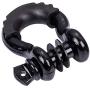 TYT Shackles 3/4'' D Ring Shackle 2 Pack kit, 10500lbs Break Strength Black Snatch Block, with Black 7/8'' Screw Pin and Shackle Isolator & Washers Kit for Tow Strap Winch Off Road Jeep Vehicle Recovery