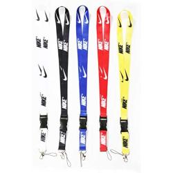 Sport Lanyard Neck Lanyard Strap for Key Chains/ID Holder/Phones/Bags/Accessories with Quick Release Buckle-5 Packs