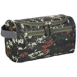 Tumecos Toiletry Dopp Kit Travel Electronics Organizer Shaving Accessories Bag (Army Green 2)