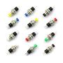 CenryKay 24Pcs 1A 250V AC 2 Pins SPS-110 Momentary Mini Push Button Switch Normal Open Button Switch Copper Foot 7MM
