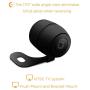 Xo Vision World Smallest HD Color CCD Waterproof Vehicle Car Rear View Backup Camera, 170 Degree Viewing Angle Rearview Camera(0.860.650.50 inch)
