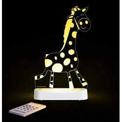 Aloka Giraffe SleepyLight -Color Change 12 Color Pattern LED Decorative Night Light for Kids with Remote