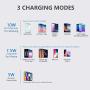 Yootech Wireless Charger Qi-Certified 10W Max Wireless Charging Stand, Compatible with iPhone SE 2020/11 Pro Max, Galaxy S21/S20/Note 10 Plus/S10/S10 Plus(No AC Adapter)