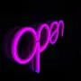 VagaryLight Open Sign Pink Romte|Dynamic Modes(Flash)|Timer|USB Powered|LED Open Neon Sign Light|Electric Light Up Signs for Pub,Bar,Café,Spa,Hair Salon,Girls,Vapor,Massage,Tattoo Store(OP8M)