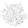 Chanzon 100 pcs 5mm Green LED Diode Lights (Clear Round Transparent DC 3V 20mA) Bright Lighting Bulb Lamps Electronics Components Indicator Light Emitting Diodes