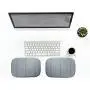 2 Pack Portable Computer Elbow Wrist Pad, Hatisan Premium Memory Cotton Desktop Keyboard Arm Rest Support Mat for Office Home Laptops - More Comfort & Less Strain(7.9 x 11.8 Inch) (Gray)
