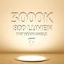 TORCHSTAR 6 Inch 12W LED Recessed Lighting Anti-glare Trim, CRI 90+, Dimmable Airtight Can-Killer Downlight, IC Rated, 3000K Warm White, ETL & Energy Star Listed, Pack of 6